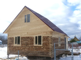 Дачный каркасный дом 6х4 м с террасой от компании ВитСтрой