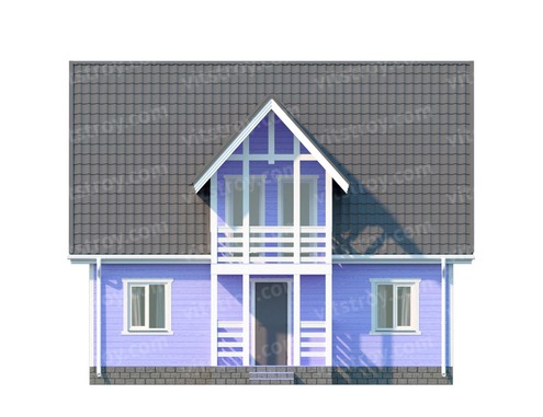 Дом из бруса 7.5x9 м - изображение 5