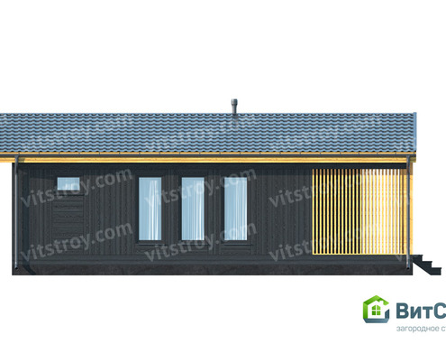 Скандинавский дом 12x6 м - изображение 7