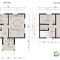 Каркасный дом Пенза 6х8, проект, комплектации, стоимость строительства в МСК