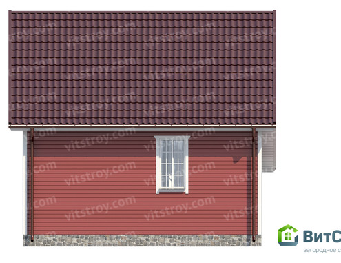 Каркасный дом 8x7.5 м - изображение 8