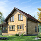 Каркасный дом Пушкин 8х6, проект, комплектации, стоимость строительства в МО
