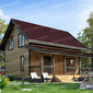 Каркасный дом Пушкин 8х6, проект, комплектации, стоимость строительства в МО