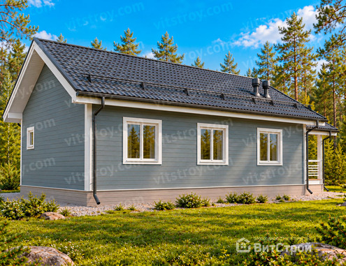 Скандинавский дом 10x7 м - изображение 2