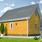 Каркасный дом Саратов 8х7 с мансардой, проект, цены, комплектации