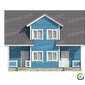 Каркасный дом Сочи 10х8, проект, планировка, стоимость строительства в МСК