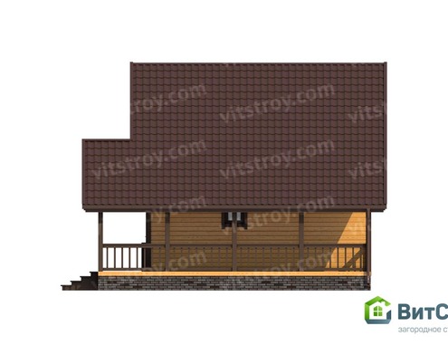 Каркасный дом 7x6 м - изображение 7