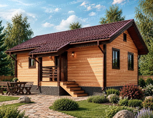 Скандинавский дом 7x9 м - изображение 1