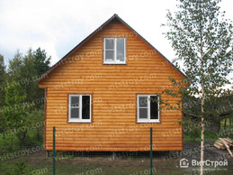 Дачный каркасный дом 6х4 м с террасой - изображение 6