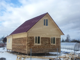 Дачный каркасный дом 6х4 м с террасой - изображение 5