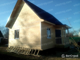 Каркасный дом 6х8 м с панорамными окнами - изображение 7