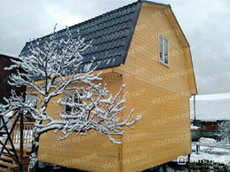 Каркасный дачный дом 6х6 м  - изображение 5