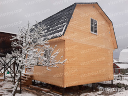Каркасный дачный дом 6х6 м  - изображение 4