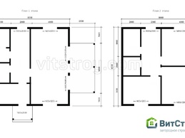 Каркасный дом 8х8 м 1.5 этажа - изображение 1