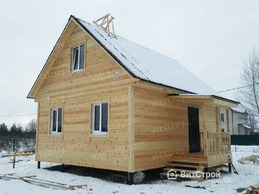 Каркасный дом 6х8 м по проекту "Люберцы" от компании ВитСтрой