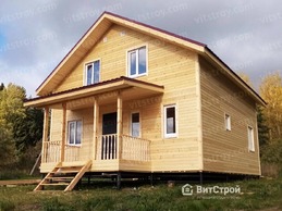 Каркасный дом 8х8 м  "Петрозаводск" от компании ВитСтрой