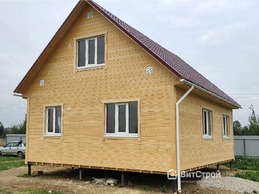  Каркасный дом 6х8 м по проекту "Люберцы-2" от компании ВитСтрой