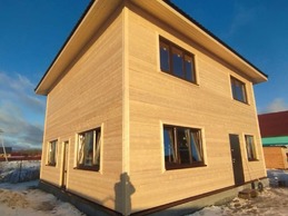Двухэтажный дом 9x9 м в д. Шолохово от компании ВитСтрой