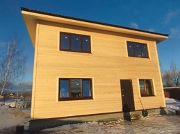 Двухэтажный дом 9x9 м в д. Шолохово - изображение 4
